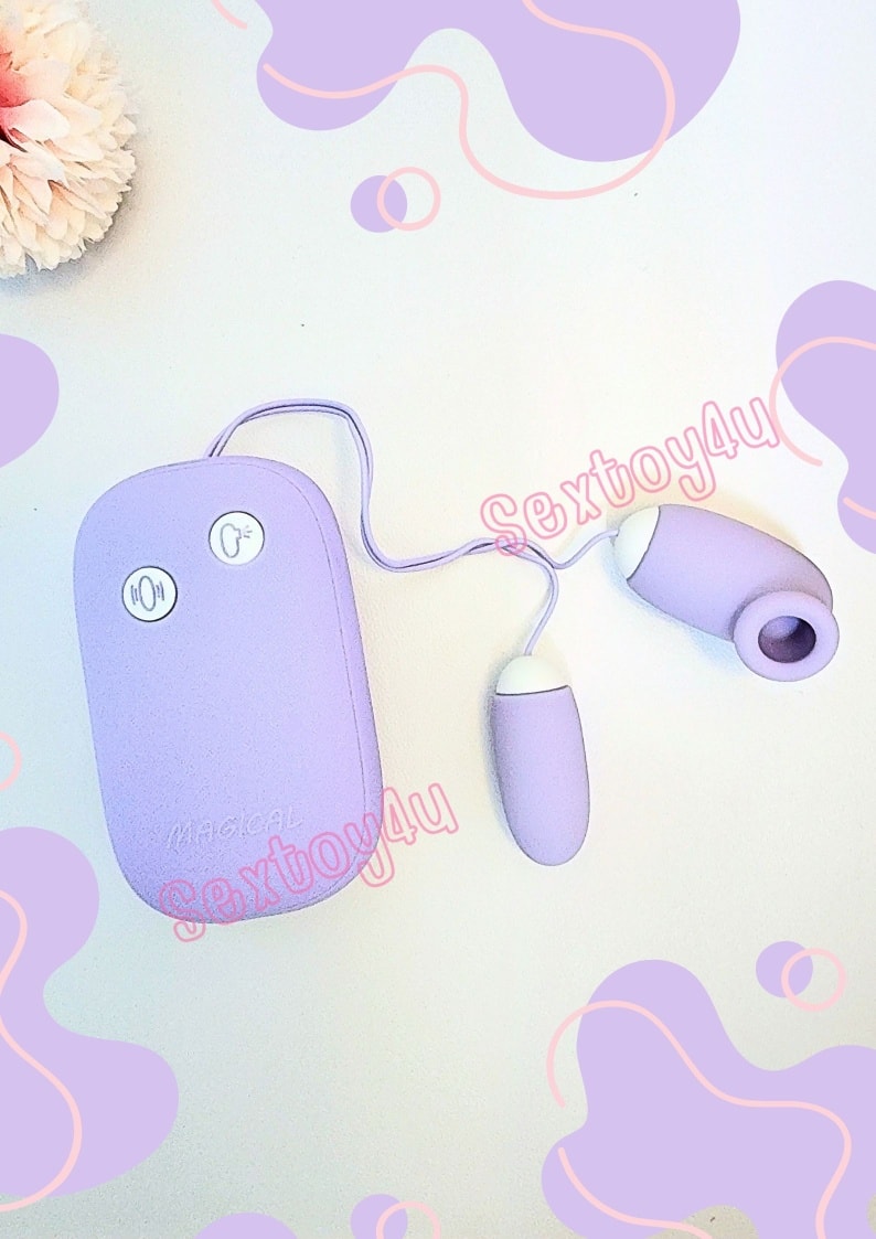 ไข่สั่น 2 หัว สั่นและดูด Magical Box ไข่สั่น 2 หัว สั่นและดูด Magical Box