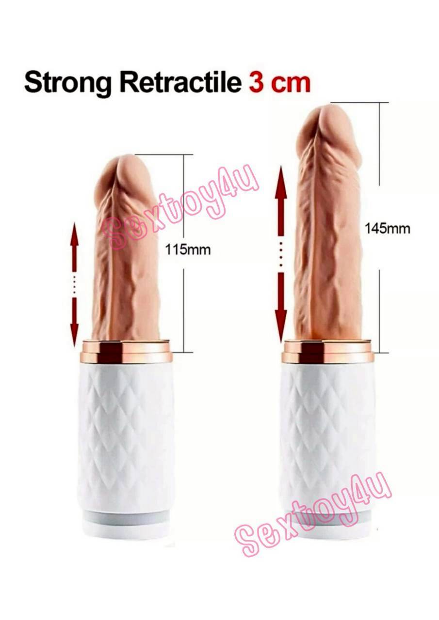 ปืนดิลโด้ แปะพื้นผนัง ยืดหด สั่น อุ่นได้