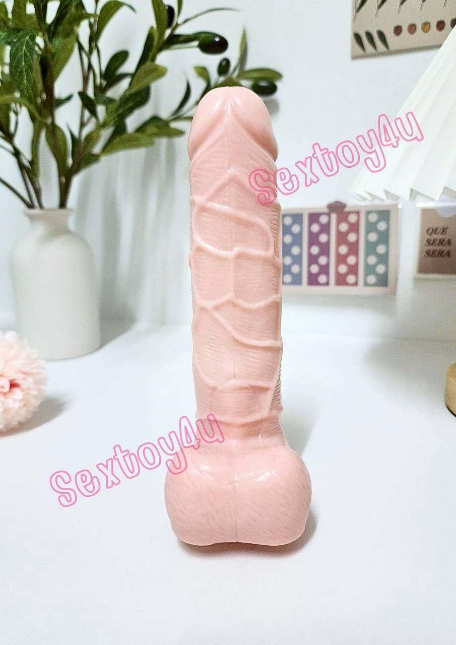 ดิลโด้ แปะพื้น สีเนื้ออ่อน ไซส์ M