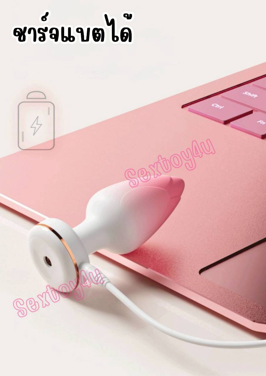 Butt Plug หางจิ้งจอก แท่งเสียบก้น สั่นแรง บลูทูธ