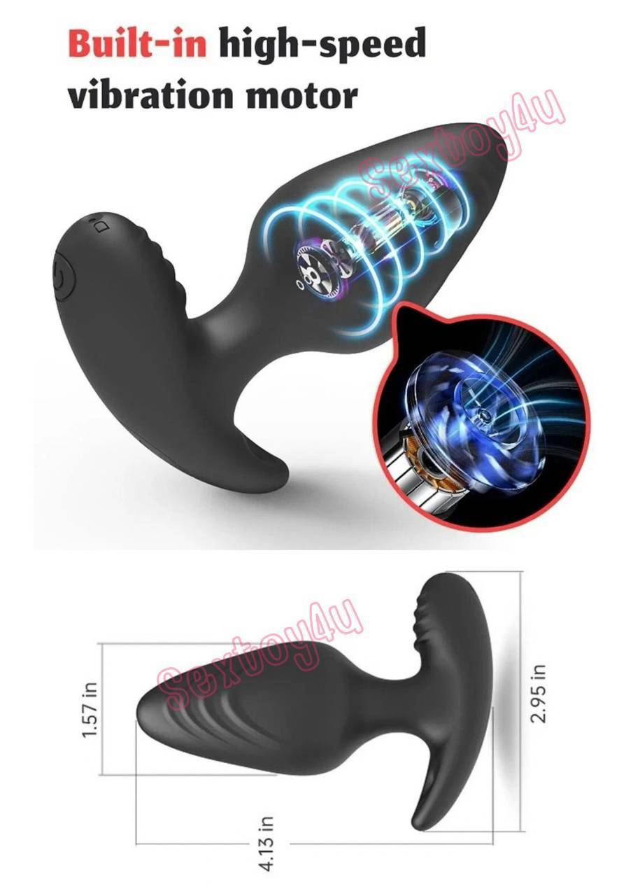 Butt Plug แท่งเสียบก้น สั่นได้ พร้อมรีโมท
